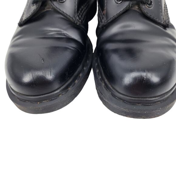 Dr. Marten's Doc's 1460 The Original Black Leather Lace Up Boots Size 7 - Picture 2 of 8